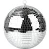 oversevenls Sfera Specchiata da Disco - Sfera da Disco Specchio da 30 cm, Ideale per DJ, Discoteca, Festa, Matrimonio, Decorazione Domestica e Scena dal Vivo con Anello di Sospensione per Facile Installazione