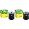 Mann Filter MANN-FILTER W 7053 Filtro dell'olio - per Autovetture + veicoli commeriali (Confezione da 2)
