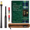 Frazer Warnock and Barefoot Bagpiper Frazer Warnock Standard Cornamusa Chanter, The Piping Center of Scotland Tutor Book per cornamuse Highland, 2 ance di qualità, custodia traspirante e set di canne