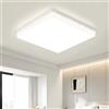 OTREN Plafoniera LED Soffitto Quadrata, 30cm 4000K 48W 4800LM