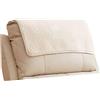 ILiemao Copri Poggiatesta Per Divano Copribraccioli Per Sedia Reclinabile Bracciolo Poltrona Braccioli Protezione Sedile Fodera Per Pelle Relax Rimovibili Natalizi Copripoltrona(Beige,Headrest 1pc)