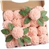N&T NIETING 20 fiori artificiali di dalia con foglie e steli, fiori artificiali in schiuma per matrimoni, mazzi di fiori, centrotavola, decorazione per la casa