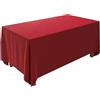FANIVIN Velluto Tovaglia Rettangolare Per le Hotel Ristorante Decorazioni Tavoli Conferenze Natale Matrimoni Feste Tessuto Bordeaux 160 * 400cm
