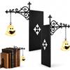 Generic Lanterna da scaffale a forma di fantasma, luce decorativa da mensola con simpatico fantasma di lettura, luci da mensola per libri, luce notturna a LED da appendere per libreria, biblioteca, scrivania
