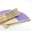 TER - Ventaglio personalizzato, ventaglio a mano personalizzato per matrimoni con nome, ventaglio a mano personalizzato pieghevole per donne, ventaglio a mano personalizzato in bulk. (Viola, 50 pezzi)
