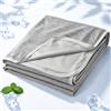 IEEILULU Coperta Rinfrescante 200 x 220 cm, 2 in 1 Doppio Lato Estate, Arc-Chill Q-Max>0.4, Coperta con Sacca di Riordino, Regali d'Estate