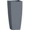 Tekcnoplast STILO SQUARE ANTRACITE - cm 33 x 33 - H 70 cm.
