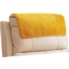 ILiemao Copri Poggiatesta Per Divano Copribraccioli Per Sedia Reclinabile Bracciolo Poltrona Braccioli Protezione Sedile Fodera Per Pelle Relax Rimovibili Natalizi Copripoltrona(Giallo,Headrest 1pc)