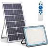 DRIWEI Faro led 400W pannello solare luce fredda faretto esterno led giardino RL-400