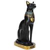 Tomotato Statua in Resina di Gatto Egiziano Stile Esotico Statua di Gatto Egiziano Ornamento Statuetta Camera per la Casa Ornamento Artigianato Regali Decorazione della Casa(S)