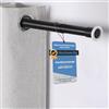 Joydeco Asta per tenda doccia estensibile senza foratura, 210 - 260 cm, barra di montaggio senza viti in acciaio inossidabile, diametro 32 mm, asta multifunzionale per soggiorno camera da letto