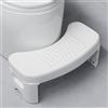 TNBRUA Sgabello pieghevole per WC, antiscivolo, robusto, leggero, anti costipazione, naturale e confortevole, sgabello per bambini e adulti, KZDMTD-001