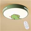 GUANSHAN Plafoniera rotonda per camerette per bambini Lampada da soffitto a LED per cartoni animati, Lampadario a regolazione continua per camera da letto delle ragazze dei ragazzi, con telecomando, 54W