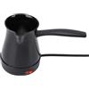 Fockety Caffettiera Turca Elettrica, Caffettiera Elettrica Araba, Greca e Turca in Acciaio Inossidabile da 600 W 300 ML, Caffettiera Antiscottatura Portatile con Riscaldamento Uniforme