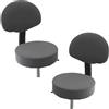Hoowarm 1/2/4 Pezzi Copri Sgabelli da Bar Rotondi con Schienale,Fondo Elastico, Girevole Coperture per Sedie, Per Ufficio, Bar,Casa, Cucina(B3,2PCS)