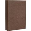 QUARKZMAN Libri Decorativi, 22 x 15 cm Libri Finti in Lino Per Decorazione Finti Libri Decorativi Per Estetica Moderna Casa Ufficio Tavolino Scaffale Scrivania Esposizione, Marrone Scuro
