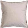 Morbidissimi - Set 2 Fodere Copricuscino Arredo Danae in Velluto 50x50 cm Tortora, Cuscini Decorativi con Cerniera Nascosta, Tinta Unita per Divano Letto Poltrona, Senza Imbottitura AC212