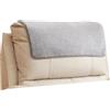 ILiemao Copri Poggiatesta Per Divano Copribraccioli Per Sedia Reclinabile Bracciolo Poltrona Braccioli Protezione Sedile Fodera Per Pelle Relax Rimovibili Natalizi Copripoltrona(Grigio,Headrest 1pc)