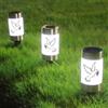 GOEDCH Luce Solare per Tomba a LED: 3 Pezzi Bianche Luci LED per Tomba con Adesivo a Forma di Colomba della Pace, Luce per Tomba con Picchetto da Terra per Esterni, Luci Tombe Impermeabili per Ricordo
