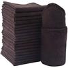 KinHwa Panni di pulizia in microfibra 30cm x 30cm (marrone, 20)