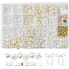 poraceous Set di Perline per Bracciali, Set Braccialetti Bambina Fai Da Te, Bambini Perline, Set Perline per Gioielli Fai da Te, per DIY Braccialetti Collane Cavigliere Regalo per Natale Compleanni