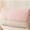 ILiemao Fodera per Poggiatesta Copri Braccioli Divano Pelle Copribraccioli per Poltrona Relax Rimovibili 1 Posto 2 3 Posti Natalizi Universali Copripoltrona Reclinabile(Rosa,Headrest 1pc)