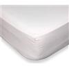 SpazioTessile Coprimaterasso con Angoli 180x210+H25 Igenico Sanitario Robusto Cotone 100% CA