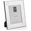 ARTÉ 18x24 Made in Italy, 25° ANNIVERSARIO di MATRIMONIO, elegante placcata in argento, Silver Plated antiossidante, Bellissima cornice in Silver Plated con retro in legno mogano E140.25°/18x24