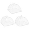 YDHfdc 3 Pezzi Coprivivande a Rete Pieghevole Copertura Alimentare Pieghevoli Anti Insetti Copertura per Alimenti Tenda 32x32cm per Cibo, Frutta, Picnic, Campeggio