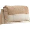 ILiemao Copri Poggiatesta Per Divano Copribraccioli Per Sedia Reclinabile Bracciolo Poltrona Braccioli Protezione Sedile Fodera Per Pelle Relax Rimovibili Natalizi Copripoltrona(Cammello,Headrest 1pc)