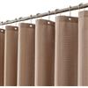 meioro Tenda da Doccia Beige, Tenda Impermeabile e Resistente alla Muffa Della Doccia Waffle con 12 Ganci, 150 x 180 cm Tenda per Doccia di Lusso in Tessuto Pesante per il Bagno
