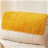 ILiemao Fodera per Poggiatesta Copri Braccioli Divano Pelle Copribraccioli per Poltrona Relax Rimovibili 1 Posto 2 3 Posti Natalizi Universali Copripoltrona Reclinabile(Giallo,Headrest 1pc)