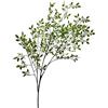 Liuyoyo 2 pezzi di rami artificiali di bambù di Nantian, 100 cm di finta vegetazione steli finti bouquet di eucalipto, bouquet di piante in plastica di seta sintetica