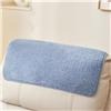ILiemao Fodera per Poggiatesta Copri Braccioli Divano Pelle Copribraccioli per Poltrona Relax Rimovibili 1 Posto 2 3 Posti Natalizi Universali Copripoltrona Reclinabile(Cielo Azzurro,Headrest 1pc)