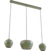 Lucande Lampada a sospensione dimmerabile (Scandinavo) colore Verde, in Metallo ad es. Soggiorno & Sala da pranzo lampada soffitto plafoniera illuminazione