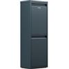 KLARSTEIN - Pattumiera per Raccolta Differenziata, 36L, a Doppio Scomparto, Acciaio Inox, Montaggio a Parete, Design Compatto, Sportelli Separati, Materiale Incluso