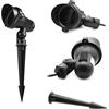 LIGHTWORLD24 Welt der Lichter LIGHTWORLD24 Faretto da Giardino | Illuminazione da Esterno con Picchetto | GU10 IP67 | Luce da Sentiero Resistente agli Spruzzi | Lampada da Esterno con Cavo di Collegamento | Set da 1 Pezzo