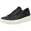 Clarks Layton Rae, Scarpe da Ginnastica Donna, Pelle Nera, 41 EU