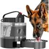lesotc Borraccia da 1600 ml per cani, portatile, XXL, extra grande, per viaggi, campeggio e viaggi per cani di grossa taglia (nero)