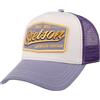 Stetson Cappellino Trucker Since 1865 Vintage Donna/Uomo - cap Berretto Baseball Mesh Snapback, con Visiera, Visiera Primavera/Estate Estate - Taglia Unica Small Lilla