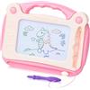OSDUE Tavoletta Grafica, 4 Colori Lavagnetta Magica Portatile Cancellabile con Penna, Tavola da Disegno(Rosa)