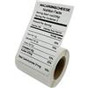 NETUM 5 rotoli di carta termica per stampante termica, con codice a barre adesivo/etichetta di tipo termico Multi-Purpose Label 5 Rolls(50x80mm)