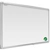 ALLboards Lavagna Bianca Magnetica Smaltata 200x100cm Con Cornice in Alluminio Anodizzato EXPO Scrivibile e Cancellabile a Secco