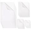 NBEADS 100 pz 4 misure di Buste per Laminazione Termica, Fogli per Plastificatrice Ad Alta Resistenza Da 0.3mm di Spessore, Plastica Rettangolare per Tessere Identificative Fotografie Documenti Avvisi