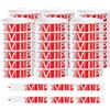 YUVKIN 100 Pezzi Braccialetti VIP, Braccialetti di Carta per Eventi, Braccialetti Festa, Impermeabili, Braccialetti per Controllo e Sicurezza a Eventi e Feste (19 x 255mm) (Rosso)
