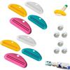 Generic Adattatore di ricarica per dentifricio, spremiagrumi universale con trasferimento rapido senza perdite, con adattatori e spremiagrumi, connettore per tubi da viaggio ricaricabile, per accessori da