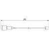 BOSCH Contatto segnalazione, Usura past. freno/mat. d'attrito BOSCH 1 987 474 904