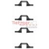 METZGER Kit accessori, Pastiglia freno METZGER 109-1263
