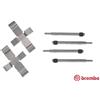 BREMBO Kit accessori, Pastiglia freno BREMBO A 02 207