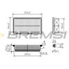BREMSI Filtro aria BREMSI FA0601